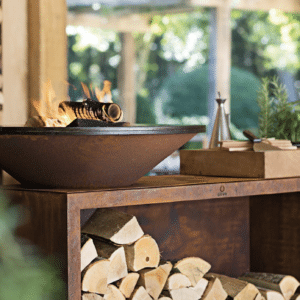 OFYR Island Corten 100 Bois de Teck