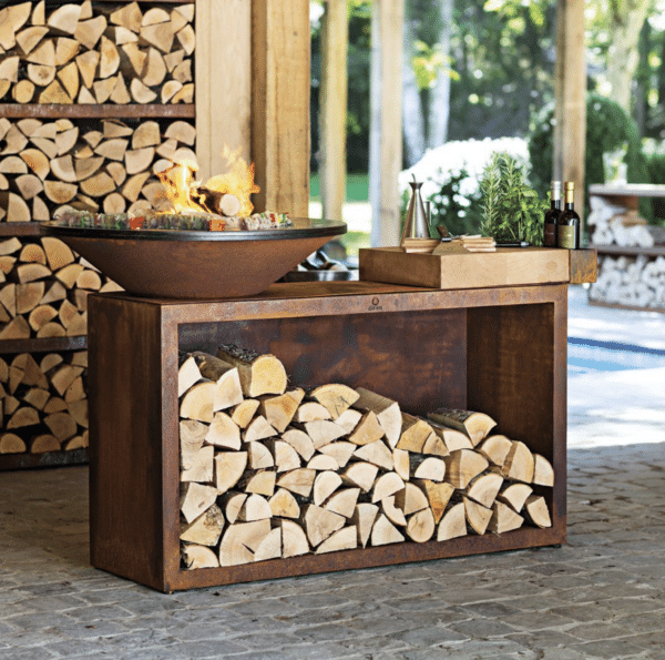 OFYR Island Corten 100 Bois de Teck