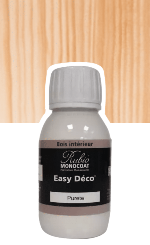Huile de finition monocouche écologique pour bois intérieur - Transparent - Effet Mouillé Mat