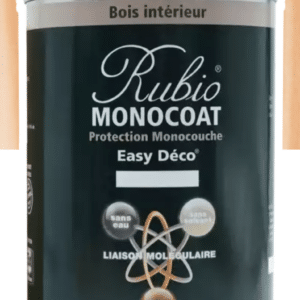 Huile de finition monocouche écologique pour bois intérieur – Transparent – Effet Mouillé Mat