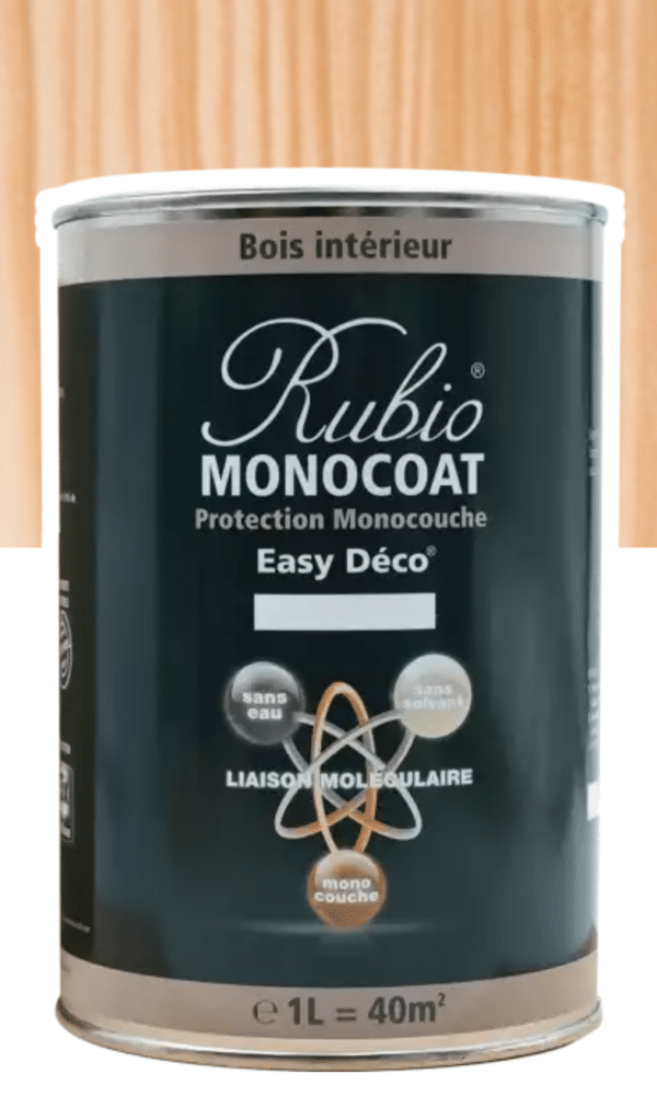 Huile de finition monocouche écologique pour bois intérieur - Transparent - Effet Mouillé Mat – Image 2