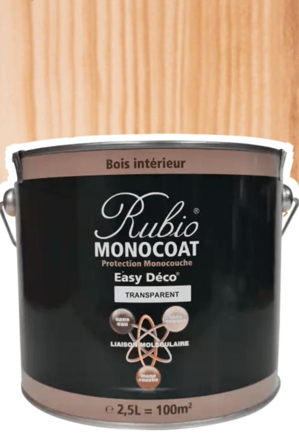 Huile de finition monocouche écologique pour bois intérieur - Transparent - Effet Mouillé Mat – Image 3