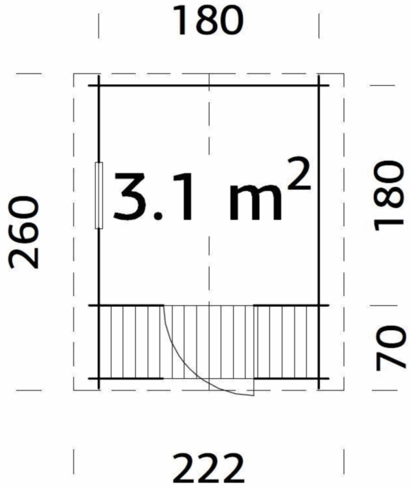 Chalet Stina Kids 3,1m² – Image 5