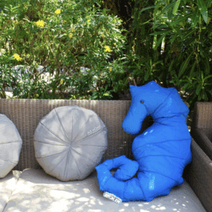 Coussin hippocampe – Bleu