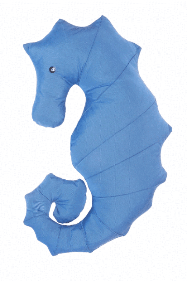 Coussin hippocampe - Bleu – Image 2