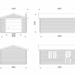 Garage Roger – 19m² Porte selectionnelle Palmako