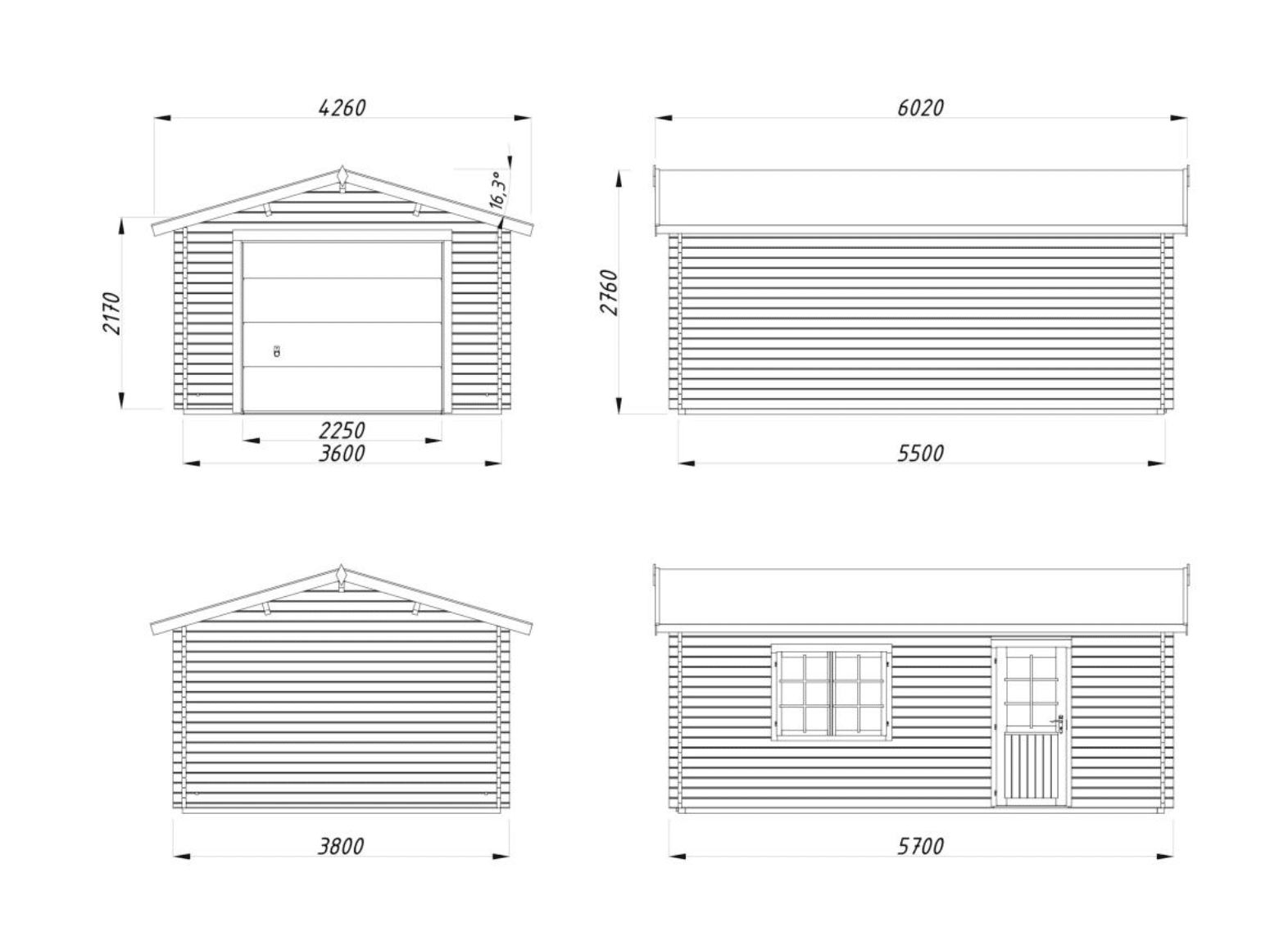 Garage Roger - 19m² Porte selectionnelle Palmako – Image 4