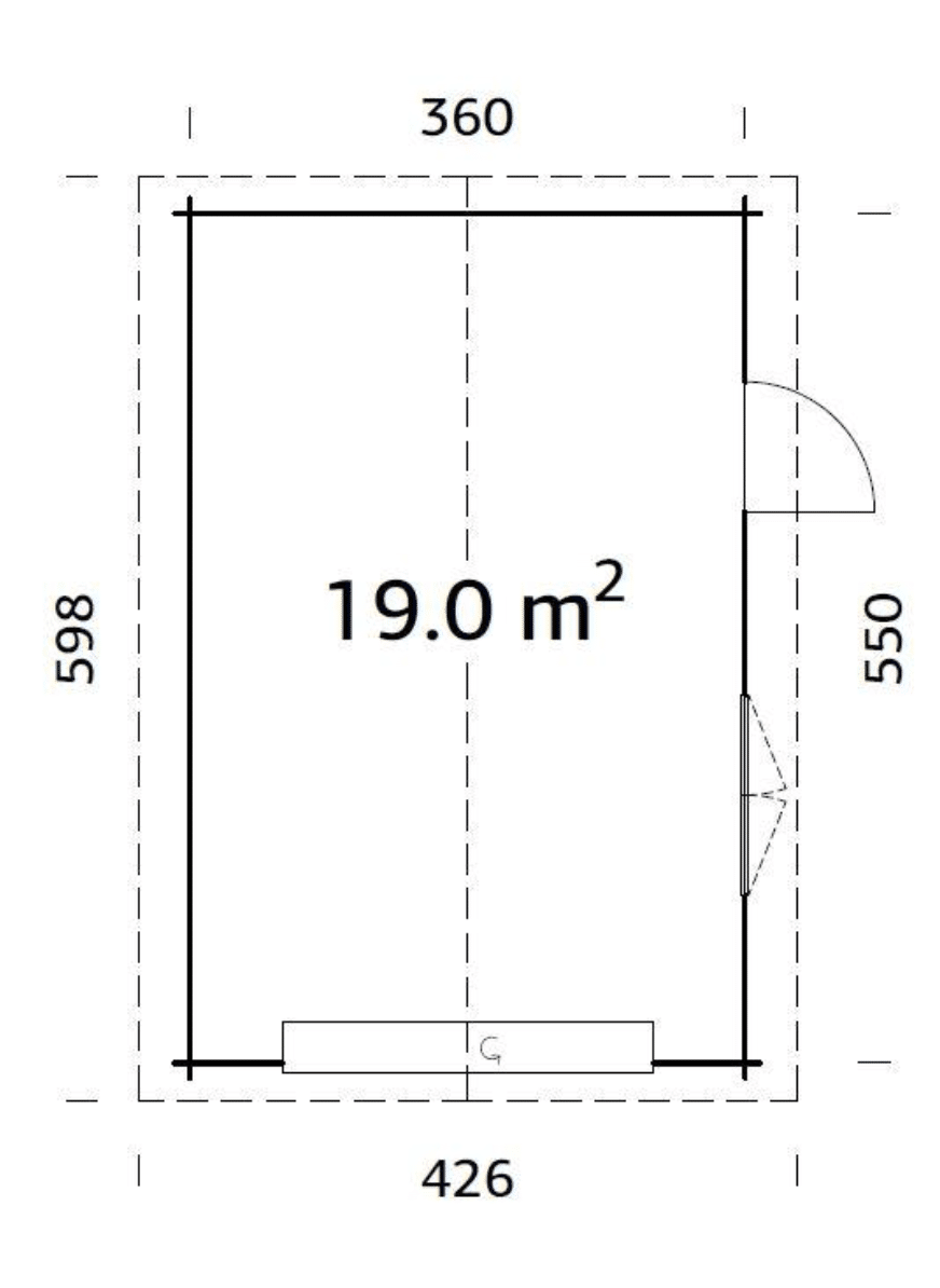 Garage Roger - 19m² Porte selectionnelle Palmako – Image 5