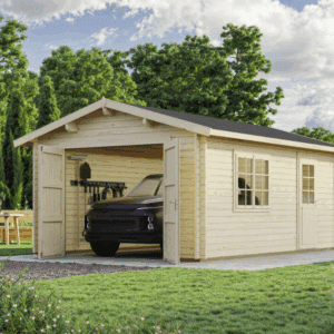 Garage Roger – 19m² Porte Bois Palmako