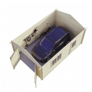 Garage Roger – 19m² Porte Bois Palmako