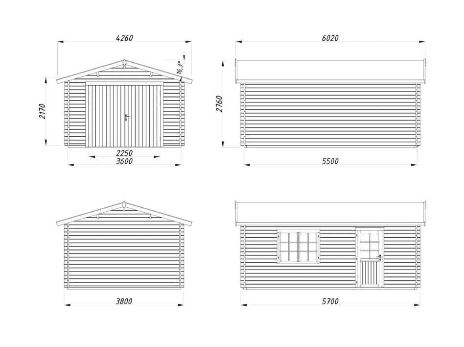Garage Roger - 19m² Porte Bois Palmako – Image 4