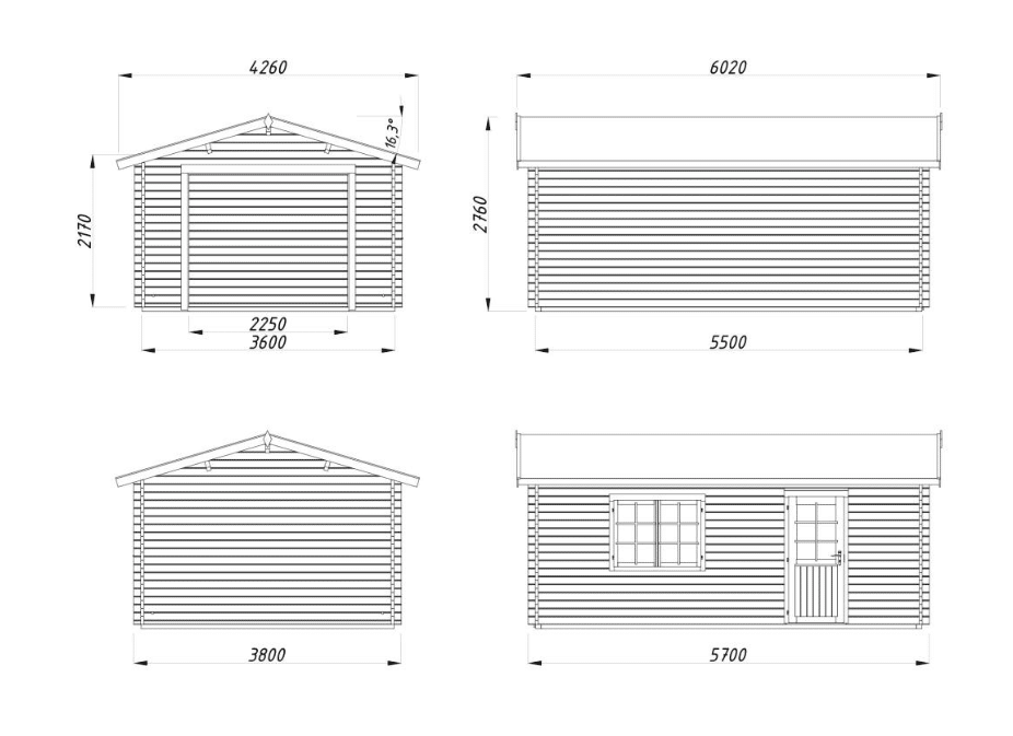 Garage Roger - 19m² sans porte Palmako – Image 4