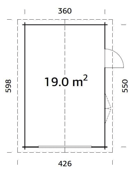 Garage Roger - 19m² sans porte Palmako – Image 5