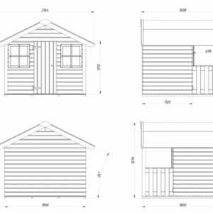Chalet Felix Kids 1,9 m² – Palmako