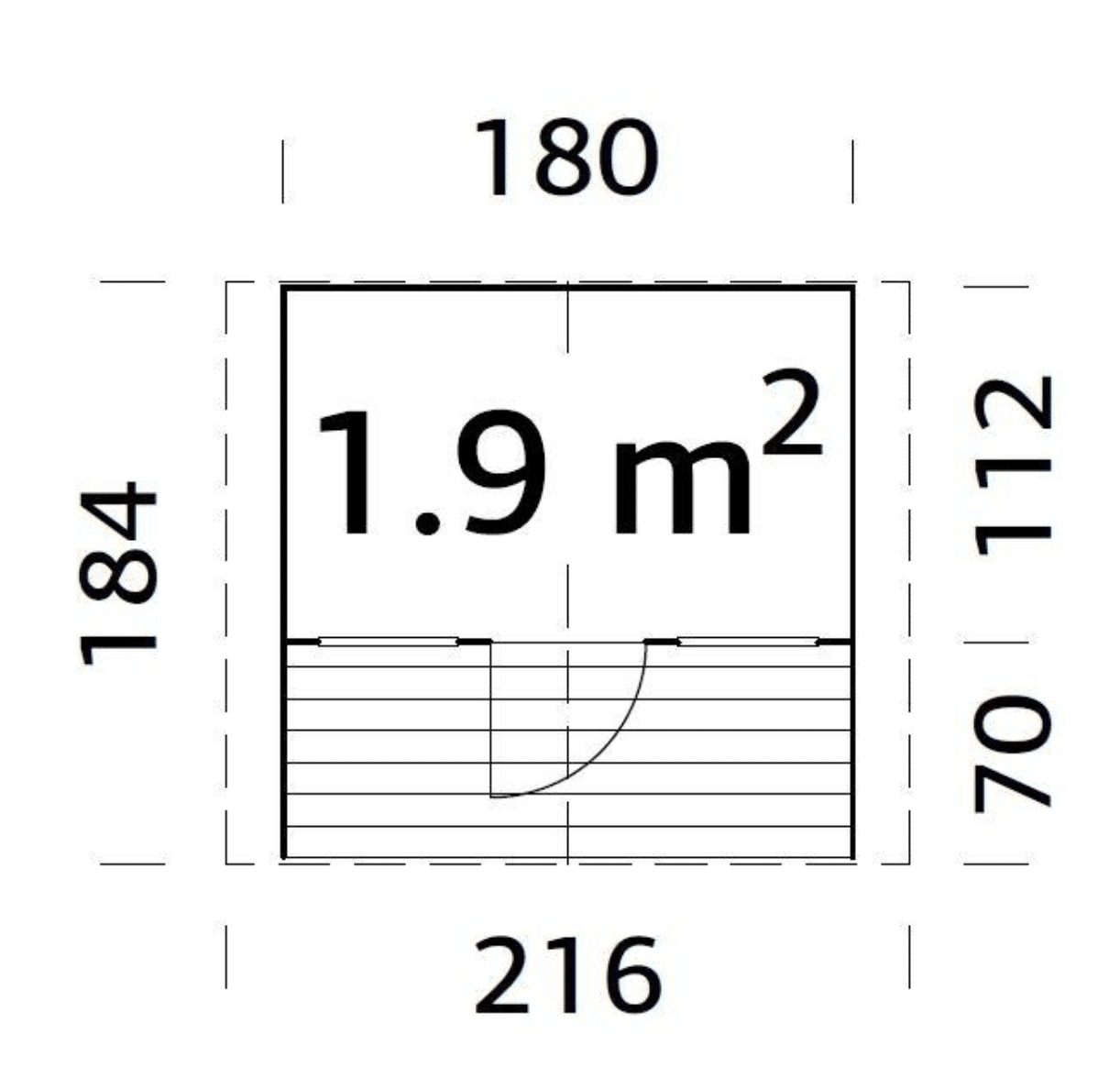 Chalet Felix Kids 1,9 m² - Palmako – Image 5