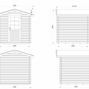 Abri Vivian 3,8m² – Palmako