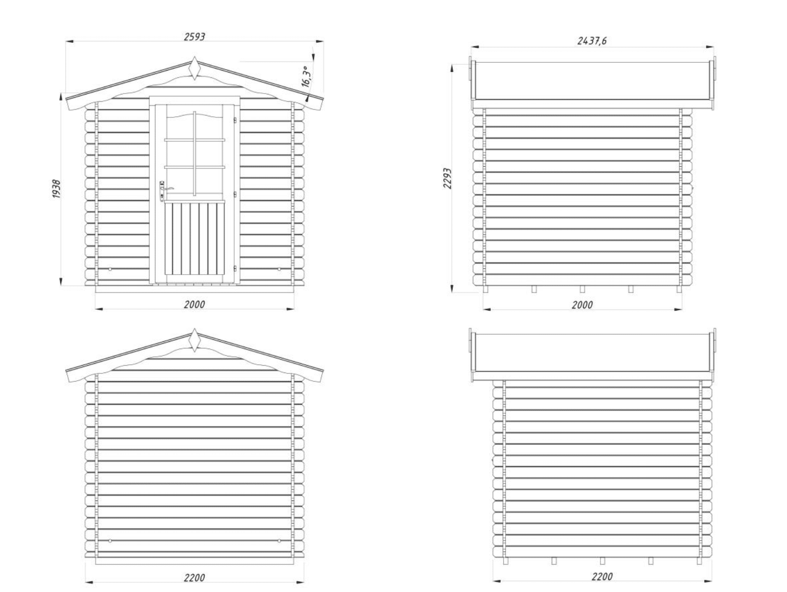 Abri Vivian 3,8m² - Palmako – Image 4