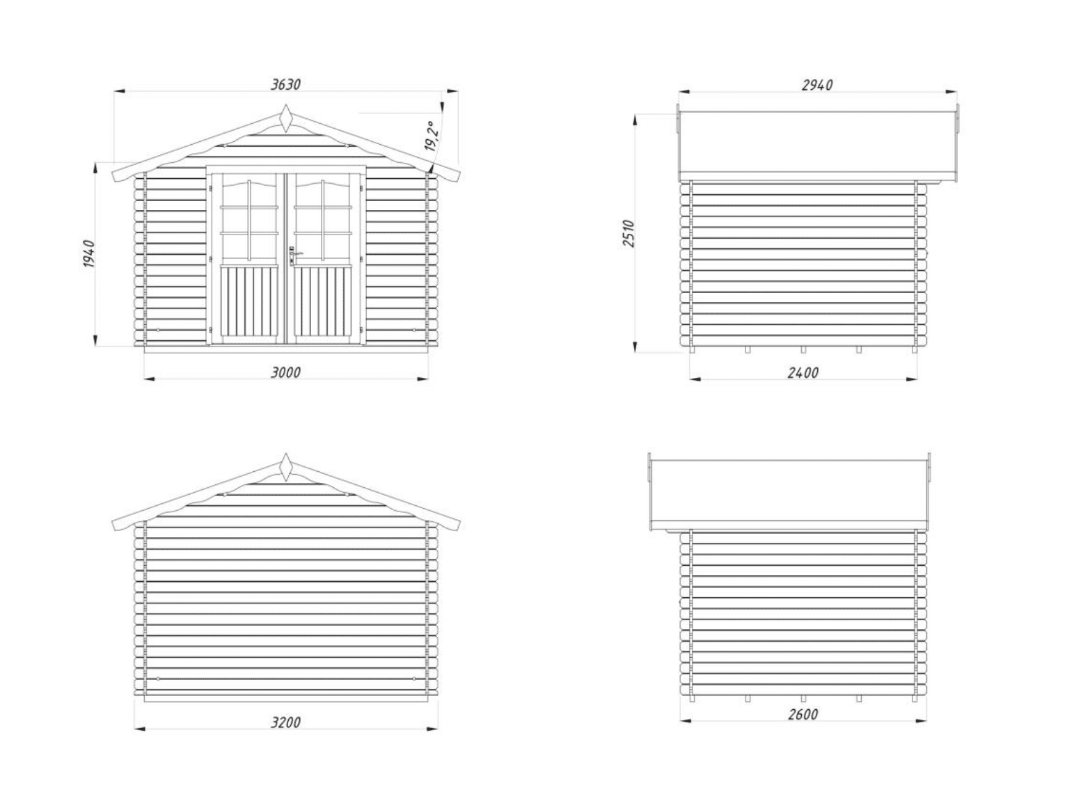 Abri Vivian 6,9m² - Palmako – Image 4