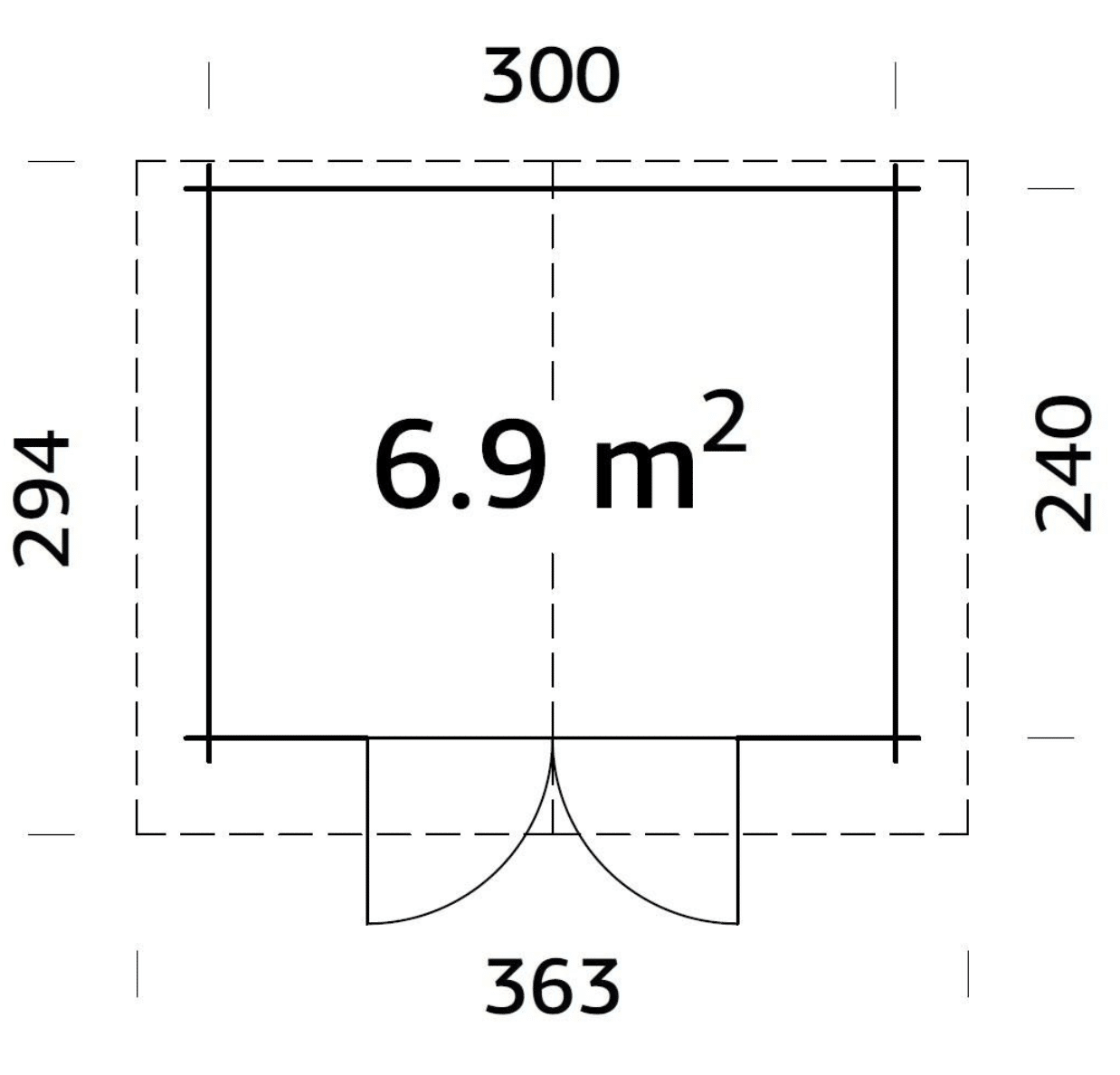 Abri Vivian 6,9m² - Palmako – Image 5