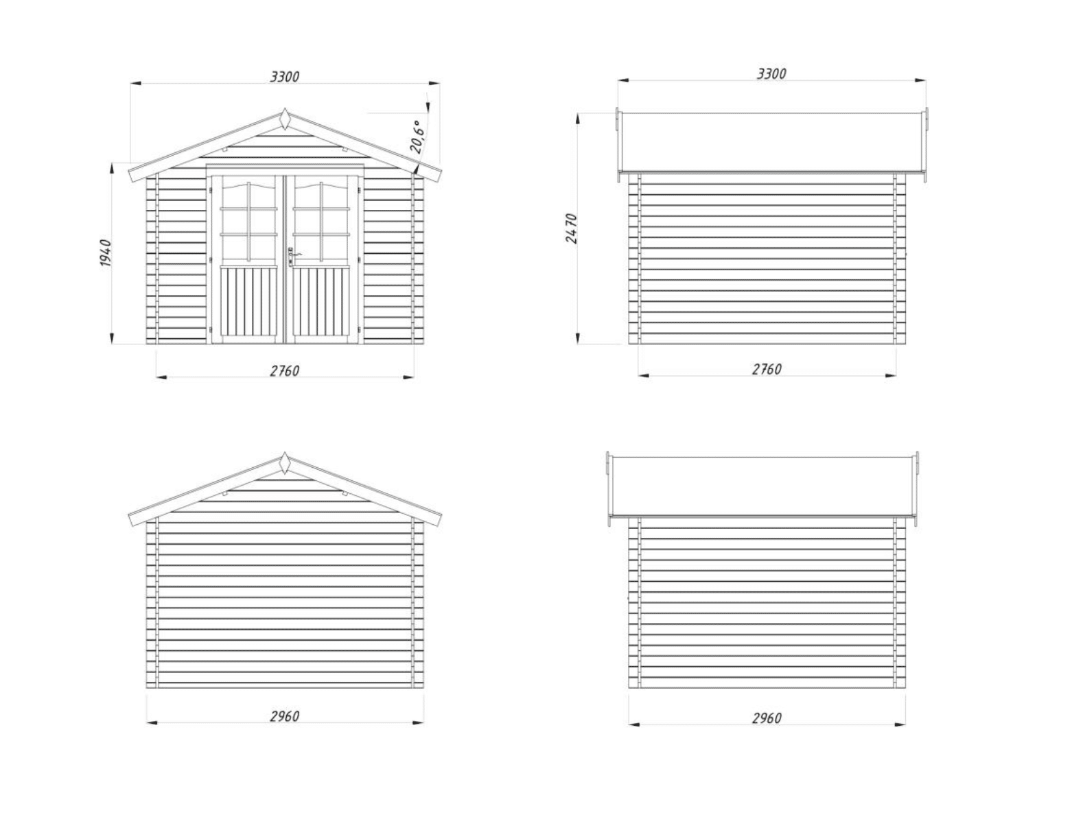 Abri Lotta 7,3 m² - Palmako – Image 4