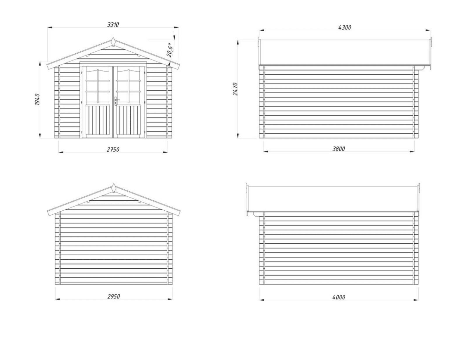 Abri Lotta 10,0 m² - Palmako – Image 4