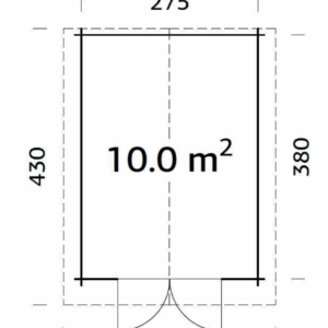 Abri Lotta 10,0 m² – Palmako