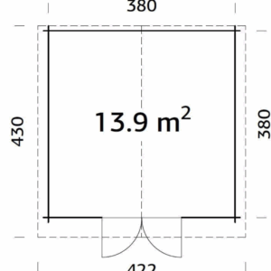 Abri Lotta 13,9 m² – Palmako