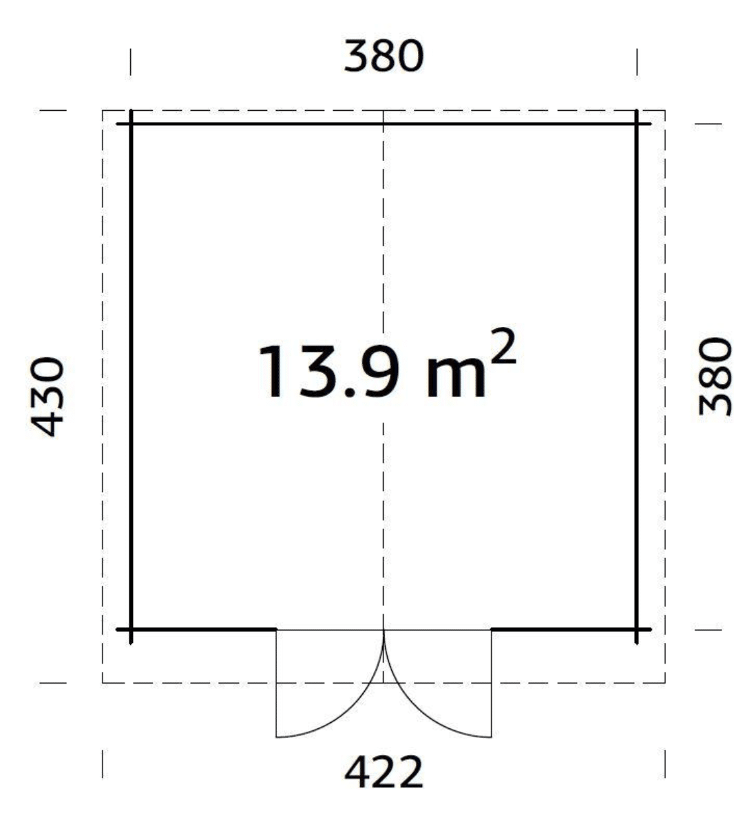 Abri Lotta 13,9 m² - Palmako – Image 5