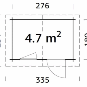Abri Klara 4,7m² – Palmako