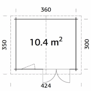 Abri Klara 10,4m² – Palmako