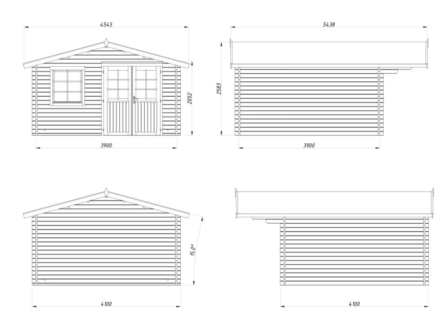 Abri Britta 14,6m² - Palmako – Image 4