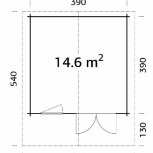 Abri Britta 14,6m² – Palmako