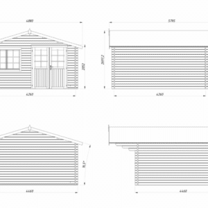 Abri Britta 17,5m² – Palmako