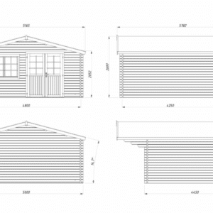 Abri Britta 19,7m² – Palmako