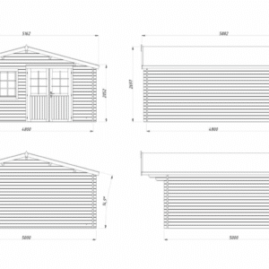 Abri Britta 22,3m² – Palmako