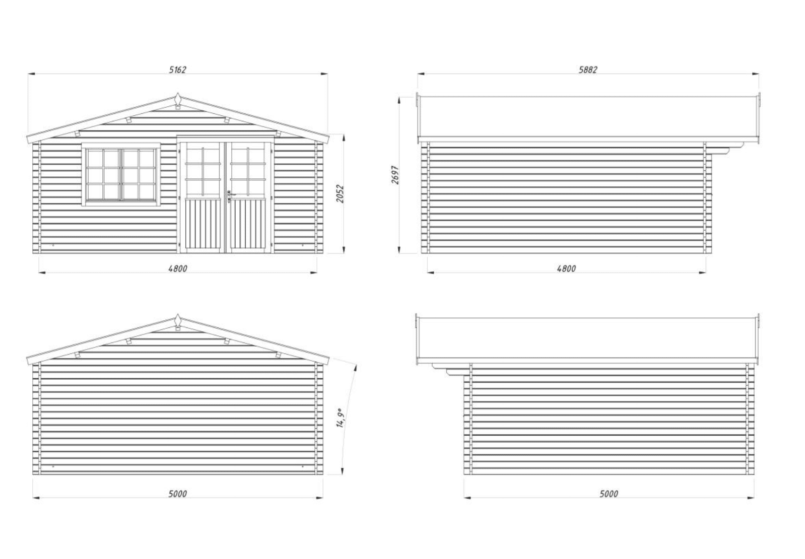 Abri Britta 22,3m² - Palmako – Image 4