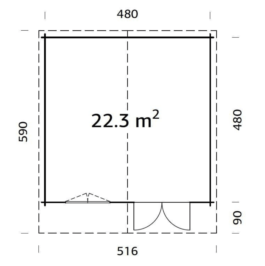 Abri Britta 22,3m² - Palmako – Image 5