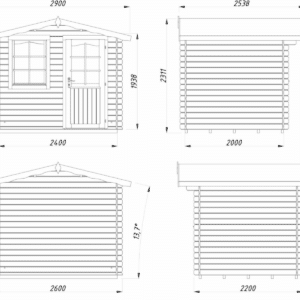 Abri Emma 4,6 m² – Palmako