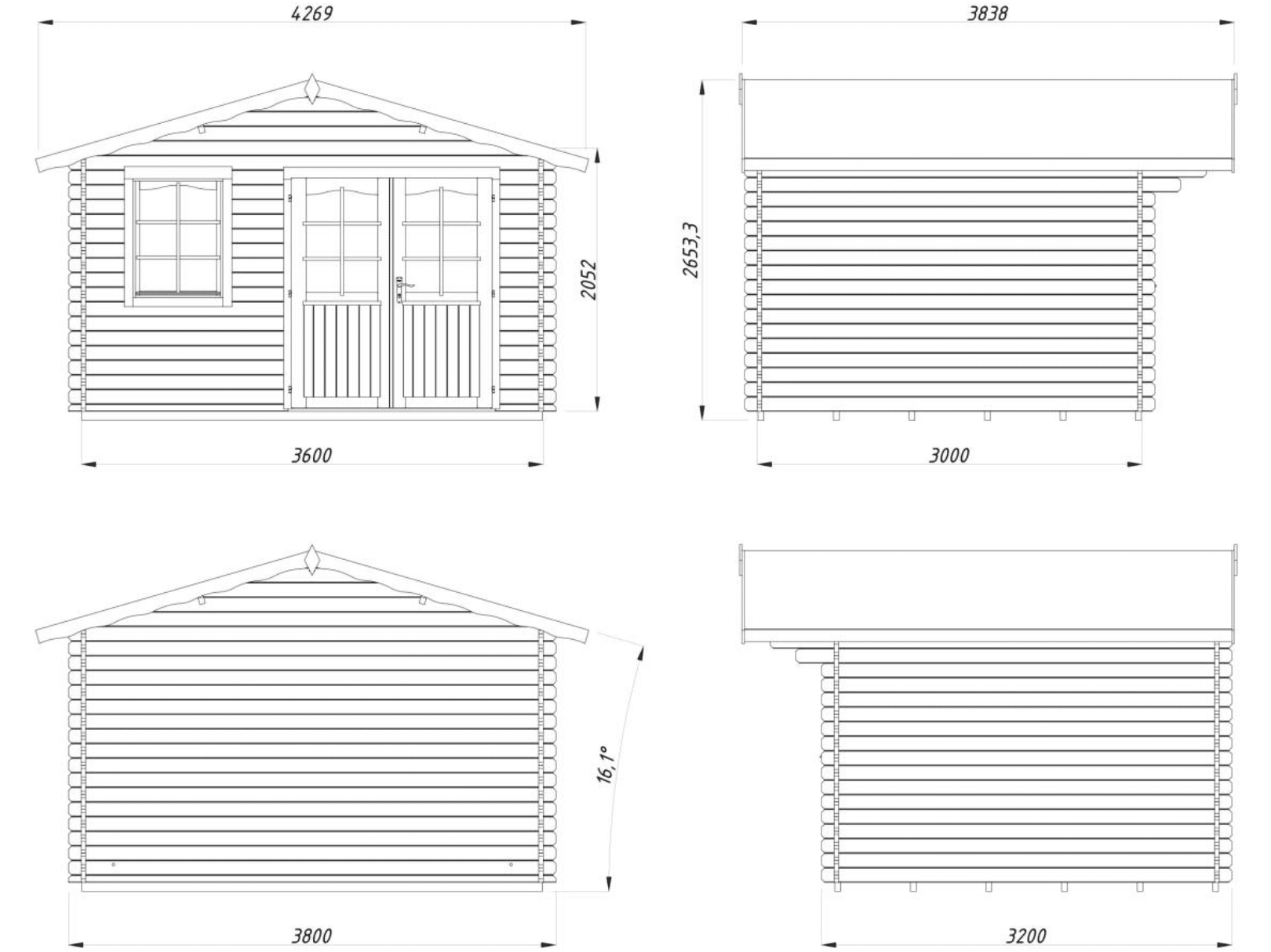 Abri Emma 10,4 m² - Palmako – Image 5