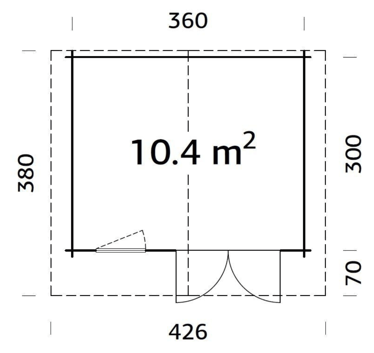 Abri Emma 10,4 m² - Palmako – Image 6