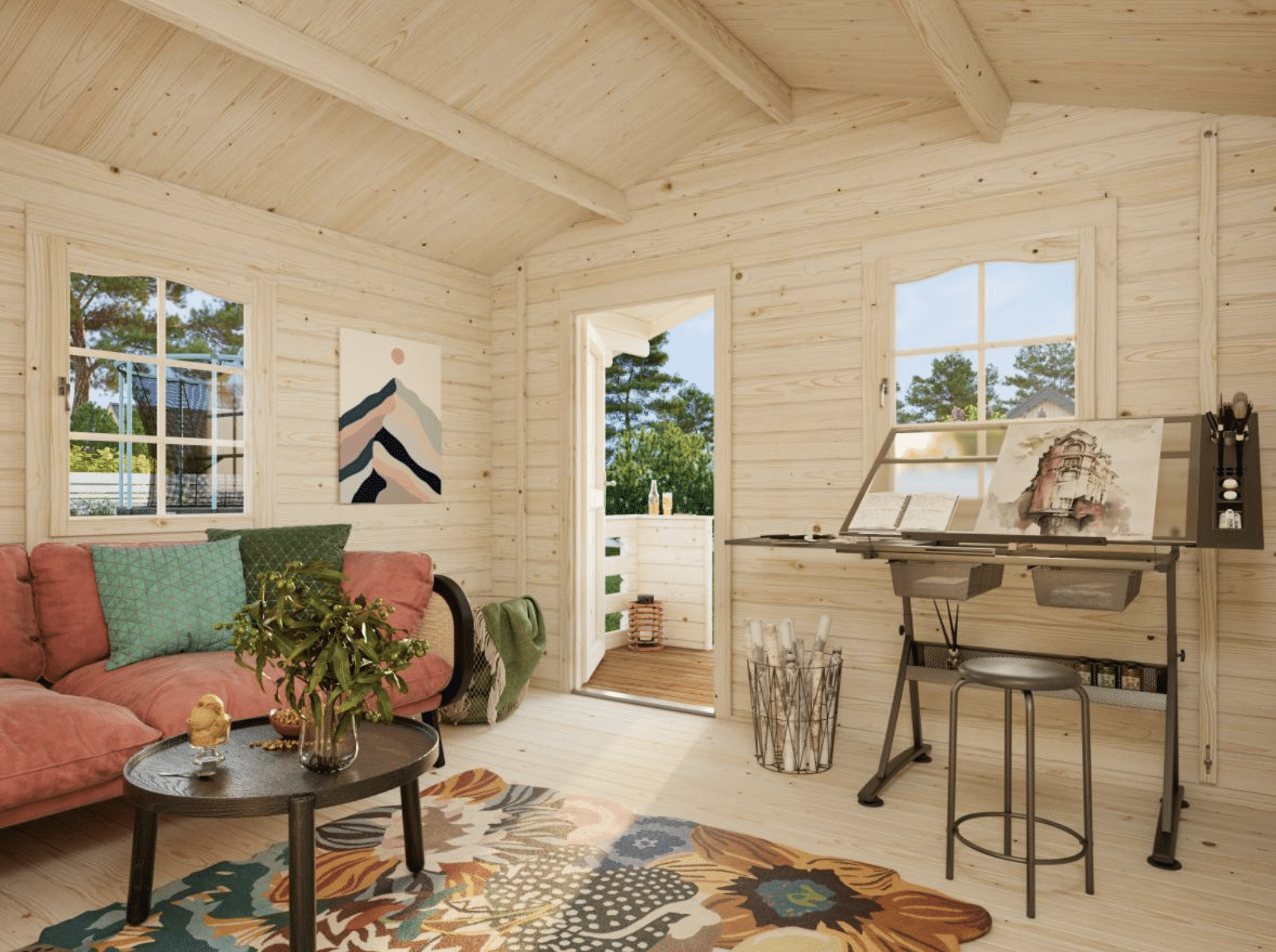 Abri Emma 10,4 + 4,2m² - Palmako – Image 2