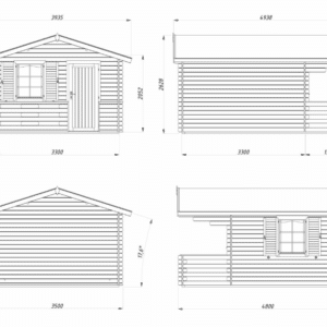 Abri Emma 10,4 + 4,2m² – Palmako