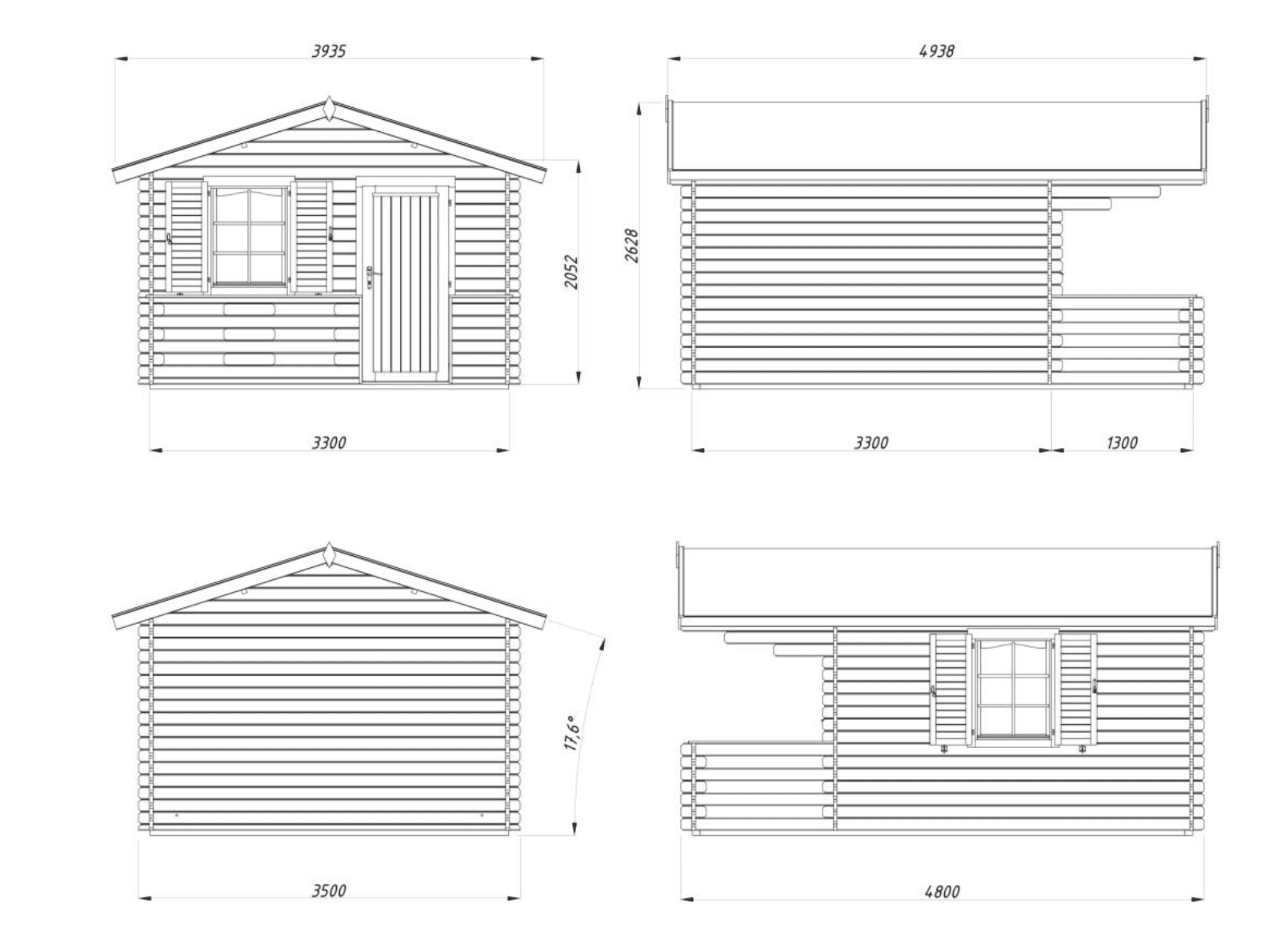 Abri Emma 10,4 + 4,2m² - Palmako – Image 4