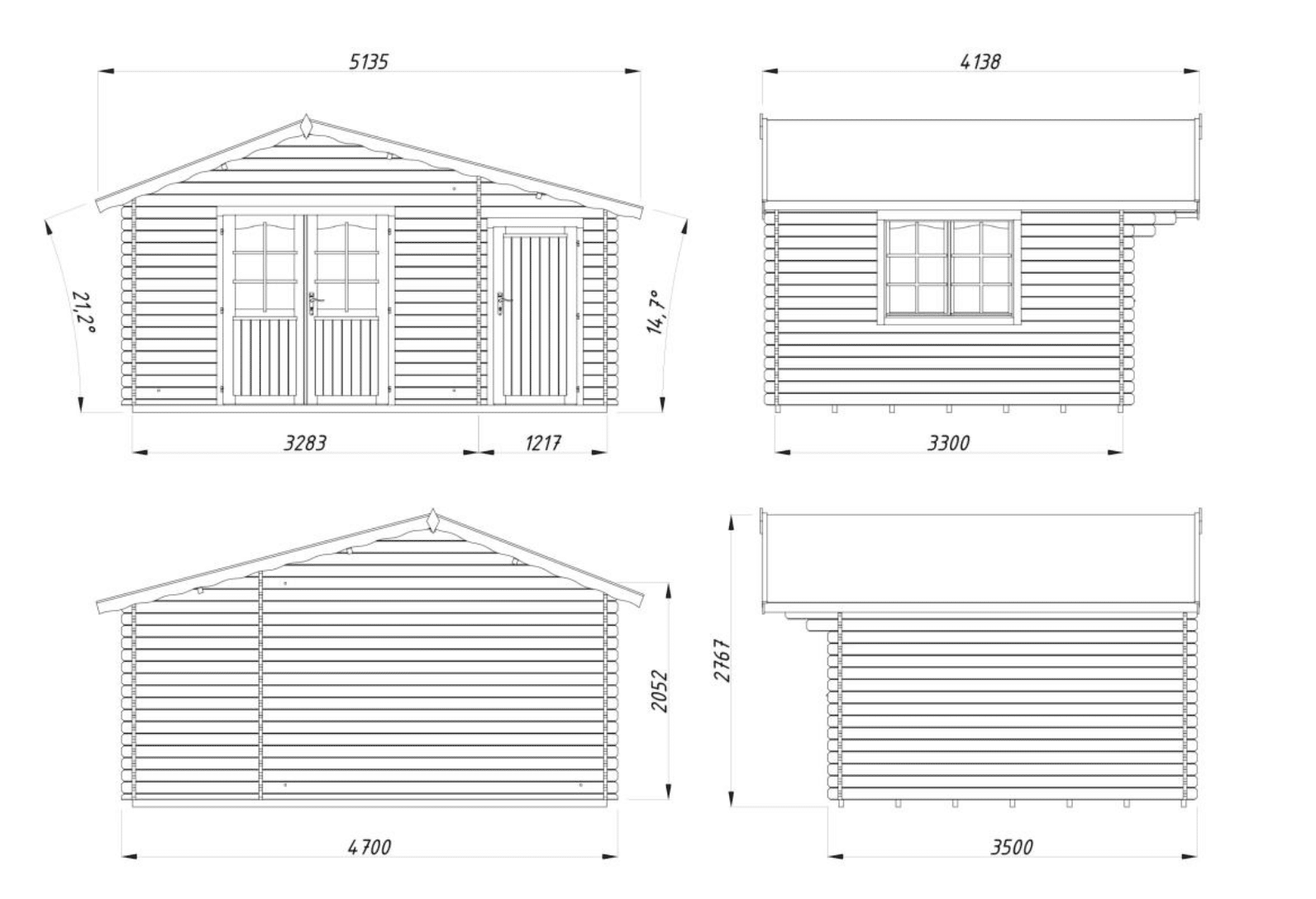Abri Emma 14,2m² - Palmako – Image 4