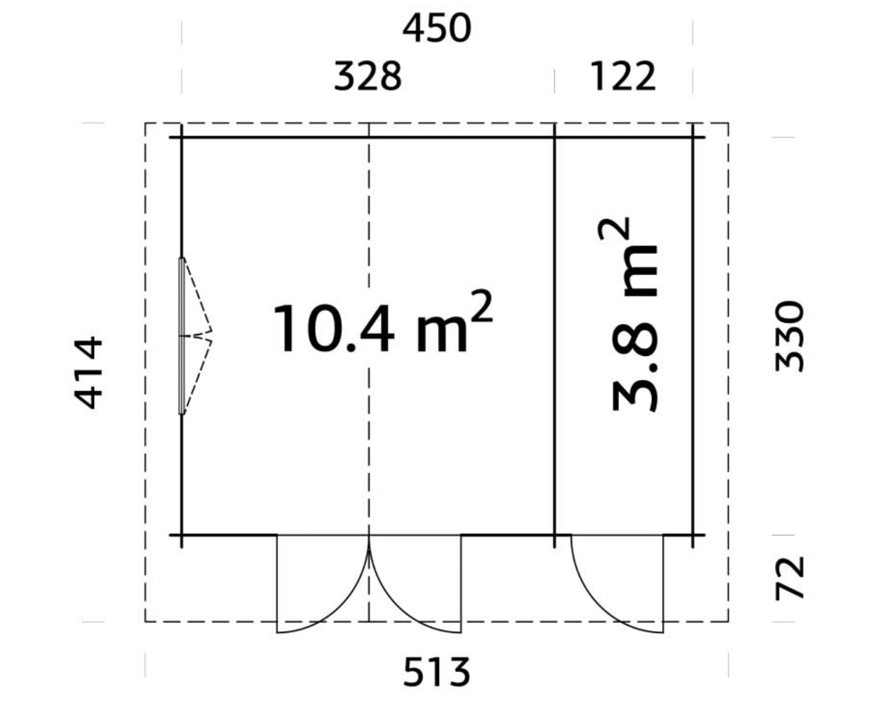 Abri Emma 14,2m² - Palmako – Image 5