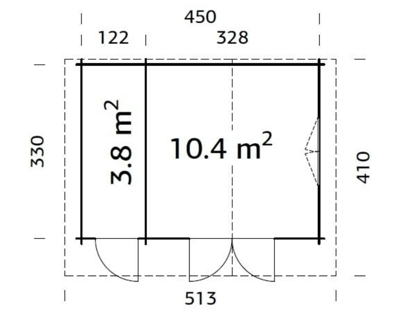 Abri Emma 14,2m² - Palmako – Image 6