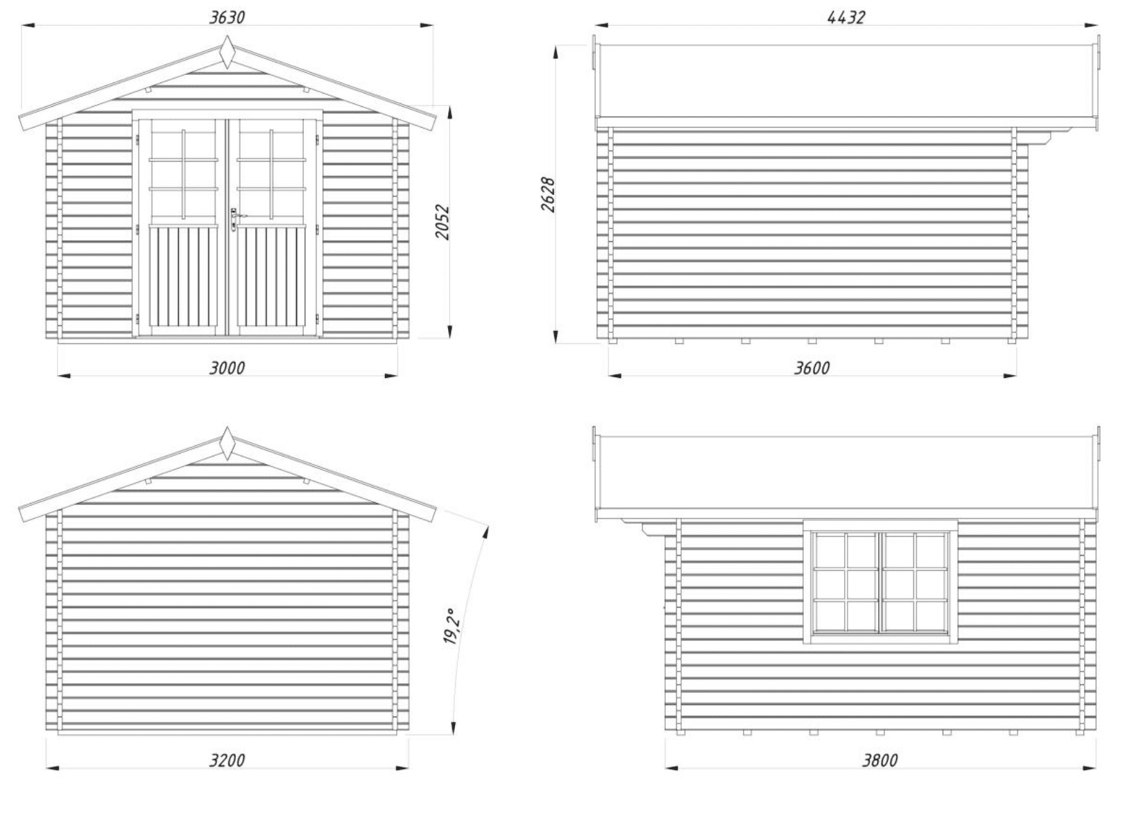 Abri Sally 10,2m² - Palmako – Image 4