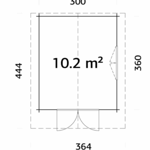 Abri Sally 10,2m² – Palmako