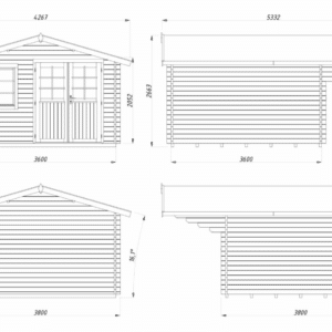 Abri Sally 12,3m² – Palmako