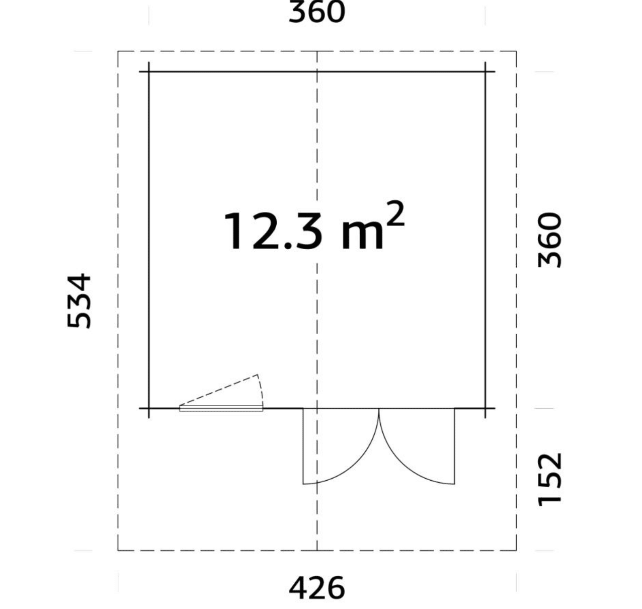 Abri Sally 12,3m² - Palmako – Image 5